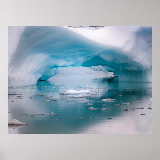 Open Arch Iceberg | Antarctica Poster (Front)