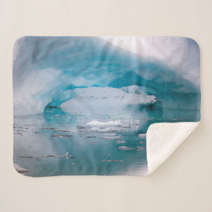Open Arch Iceberg Antarctica Sherpa Blanket