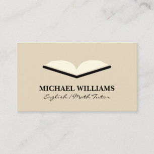 Open Book Business Card
