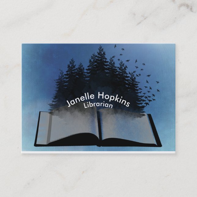 Open Book Business Cards (Front)