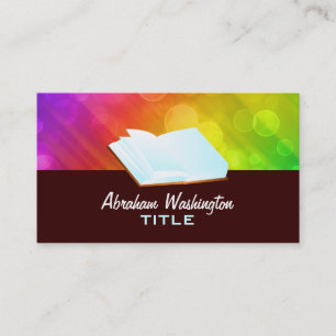 open book Business Cards