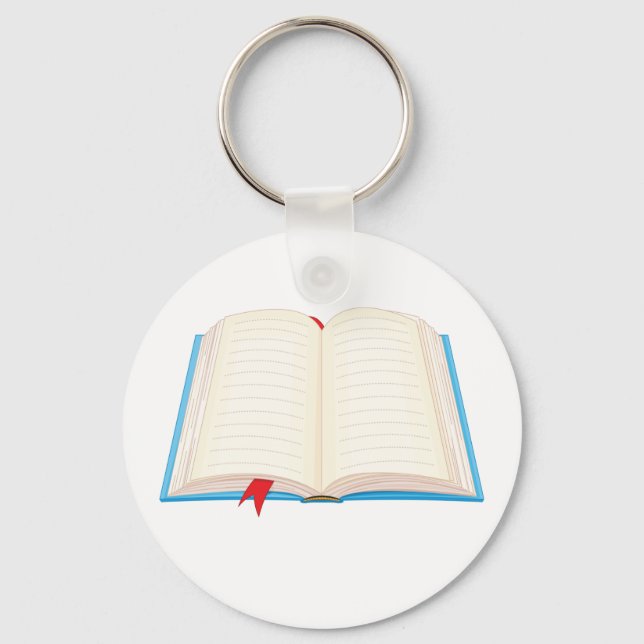 Open Book Key Ring (Front)