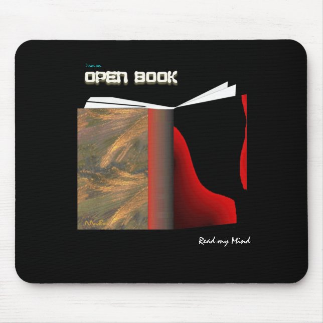 Open Book Mouse Pad (Front)