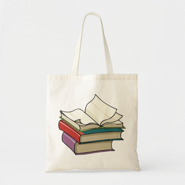 Open Book Tote Bag (Front)