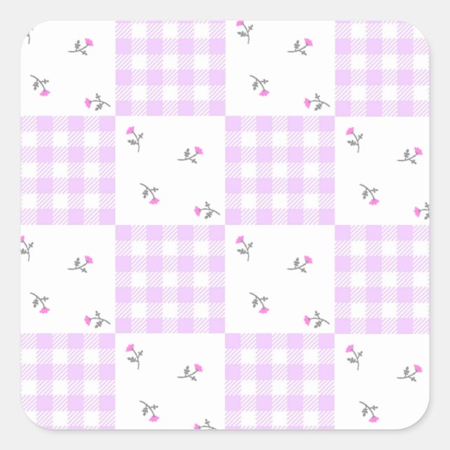 Open & Check (Pink) Square Seal (Front)