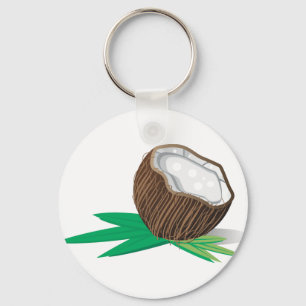 Open Coconut Key Ring