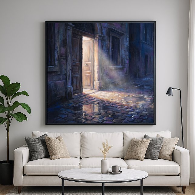 Open Door - Impressionist Painting Style Art Poster (Creator Uploaded)