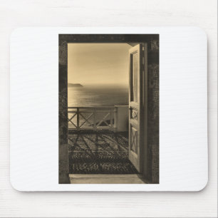 Open door-Retro Mouse Pad