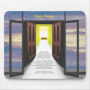 Open Doors (Break In Clouds) by Joseph James Mouse Pad