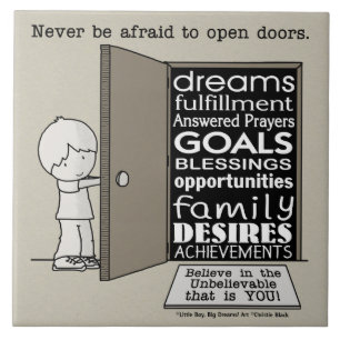 Open Doors Ceramic Tile