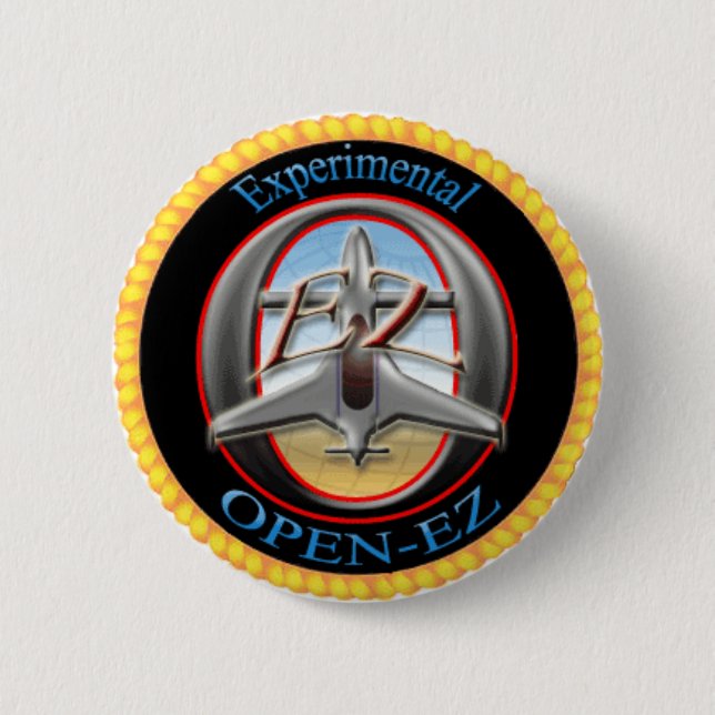 Open-EZ 6 Cm Round Badge (Front)
