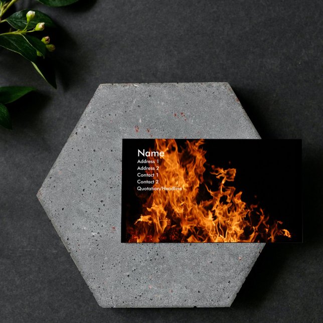 Open Flame Business Card (Open Flame Business Card)