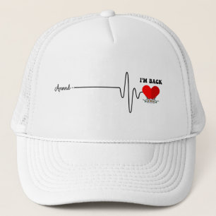  Open Heart Bypass Surgery Heart Attack Survivor Trucker Hat