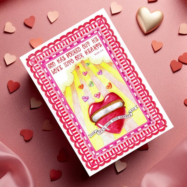 Open Heart Inspirational Postcard (Creator Uploaded)