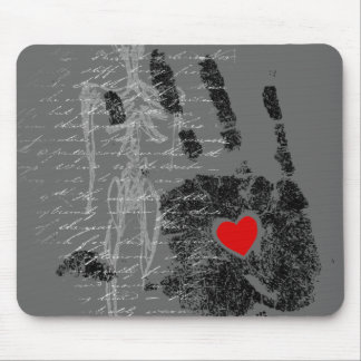 OPEN HEART MOUSE PAD