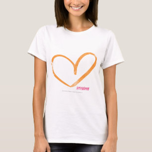 Open Heart Orange T-Shirt