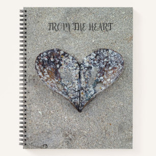 Open Heart Shell Personalised Journal
