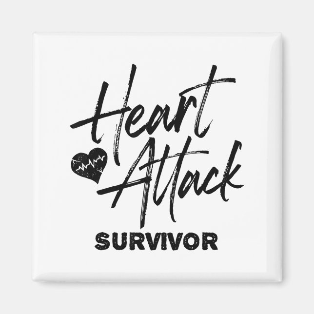 Open Heart Surgery Byp Surgery Heart Disease  Magnet (Front)