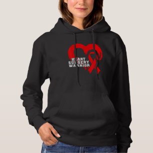 Open Heart Surgery Bypass Awareness Heart Heart Su Hoodie