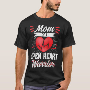 Open Heart Surgery Bypass Awareness Heart Mum Of A T-Shirt