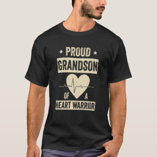 Open Heart Surgery CHD Transplant Grandson of Hear T-Shirt