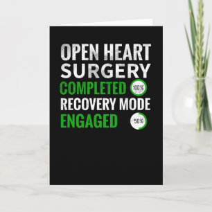 Open Heart Surgery Recovery   Open Heart Survivor Card