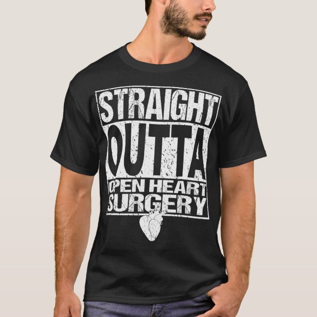 Open Heart Surgery TShirt Survivor Post Attack Rec (Front)