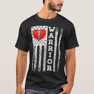 Open Heart Surgery Warrior Gift For Heart Patients T-Shirt