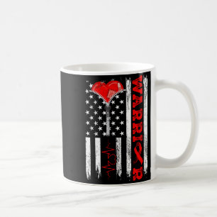 Open Heart Surgery Warrior Heart Disease Awareness Coffee Mug