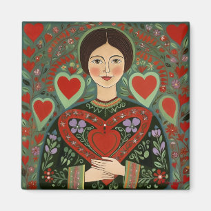 Open Hearted Folk Magnet