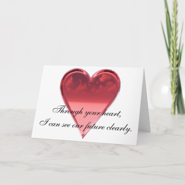 Open Hearts Collection - Valentine's Future Holiday Card (Front)