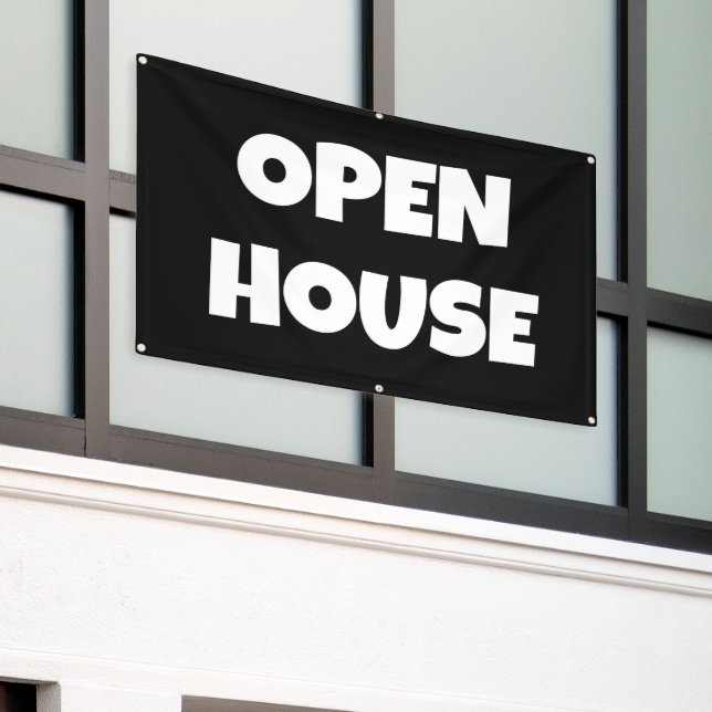 OPEN HOUSE Banner (Outside Building)