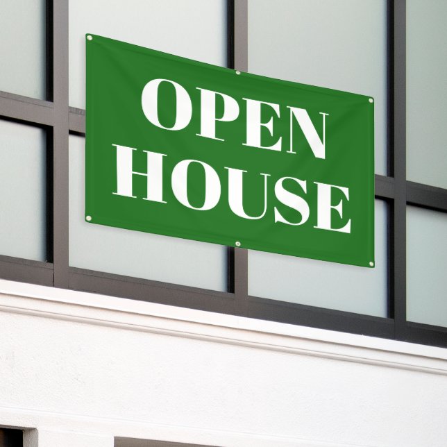 OPEN HOUSE Banner (Outside Building)