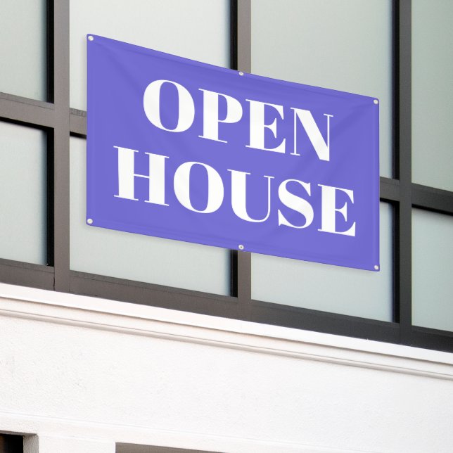 OPEN HOUSE Banner (Outside Building)