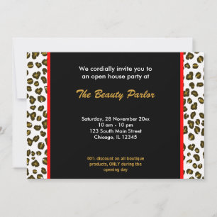 Open House Boutique Celebration Invitation