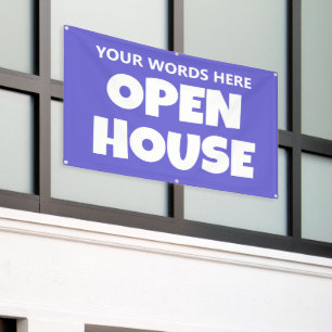OPEN HOUSE Custom Banner