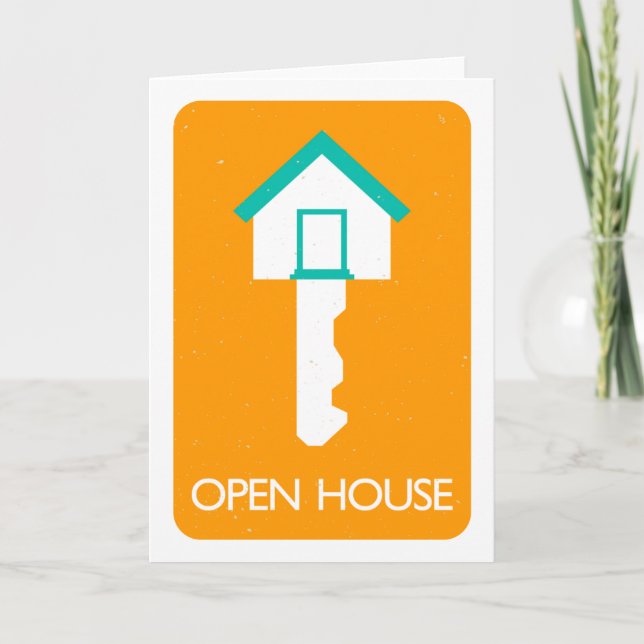 open house housekey invitation (Front)