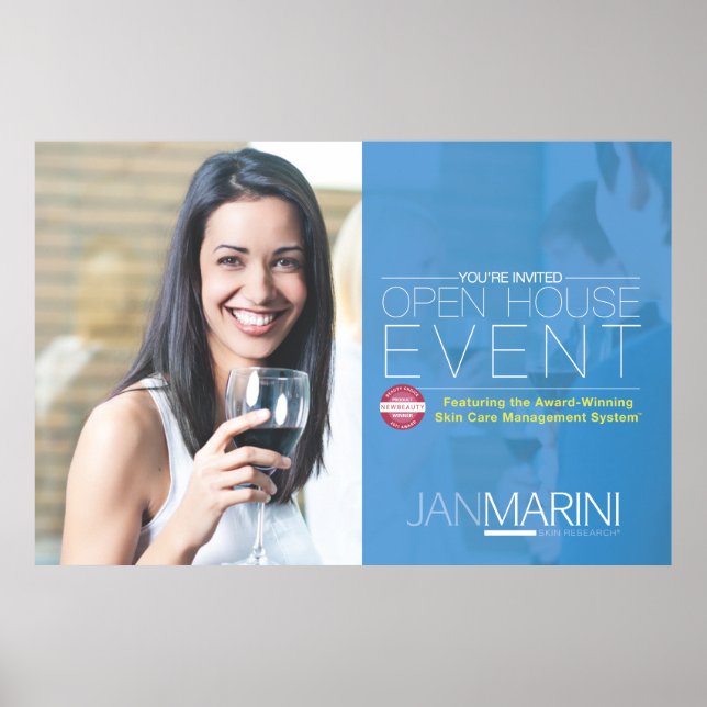 Open House Invitation 45x30" Poster (Front)