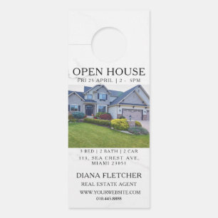Open House Invitation Real Estate Farming Door Han Hanger