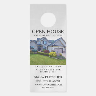 Open House Invitation Real Estate Farming Door Han Hanger