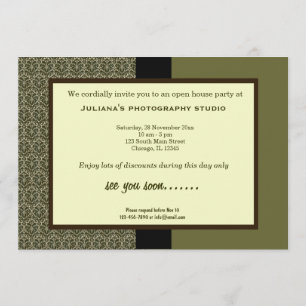 Open House New Business Invitation