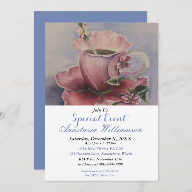 OPEN HOUSE PARTY EVENT INVITE (Front/Back)