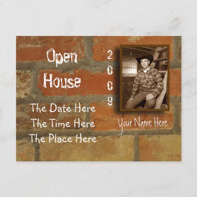 open house postcard (Front)