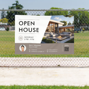 Open House Real Estate Broker Realtor Banner