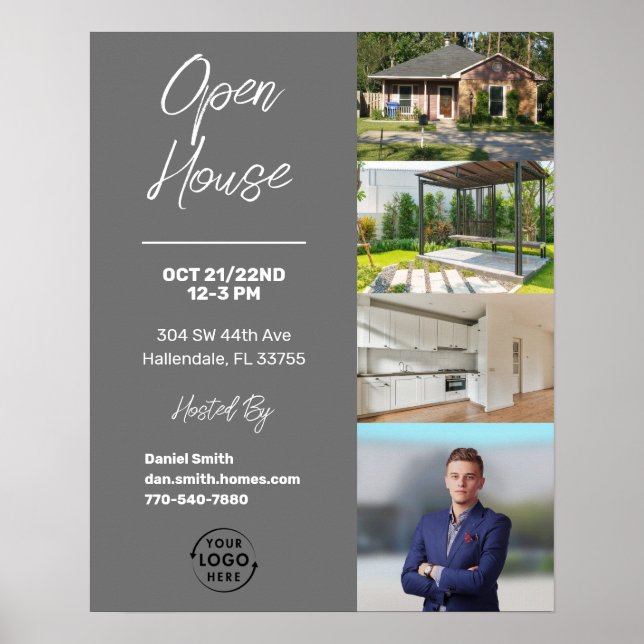 Open House | Real Estate Marketing Poster (Front)