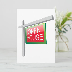 Open House Sign Invitations
