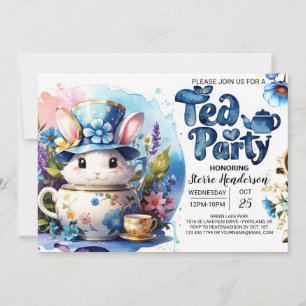 Open House Tea Party: A Boy's Baby Shower Invitation