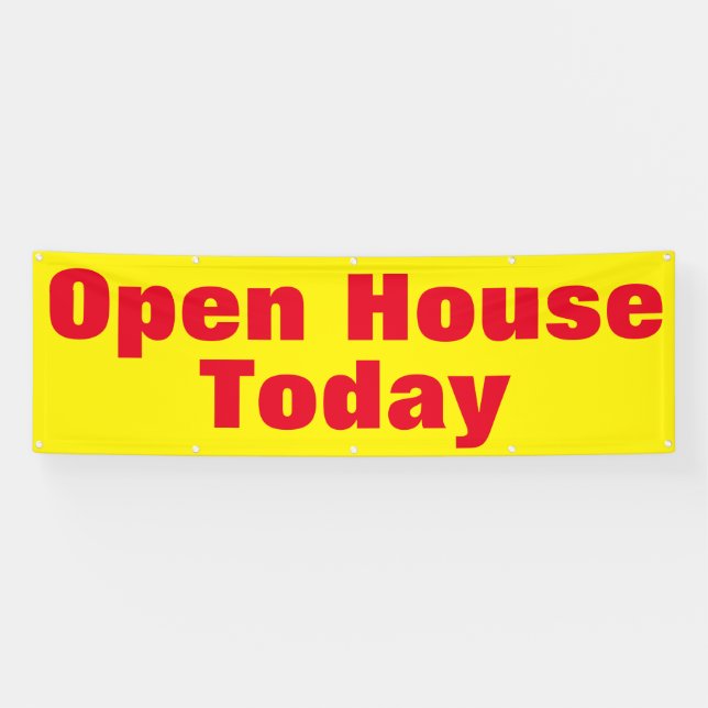 Open House Today Banner (Horizontal)