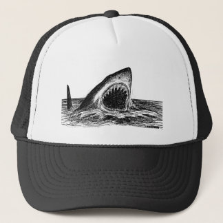 OPEN JAWS Crosshatch Art Trucker Hat