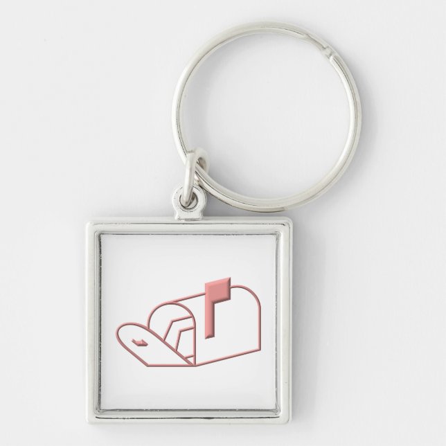 Open Mailbox Key Ring (Front)
